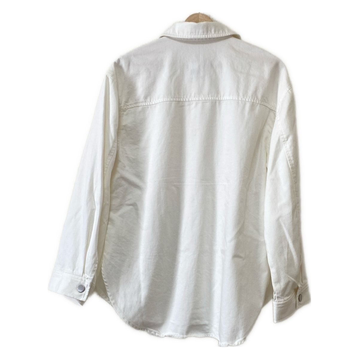 theory luxe セオリーリュクス ジャケット サイズ038 M レディース - アイボリー 長袖 デニムシャツジャケット 秋 春