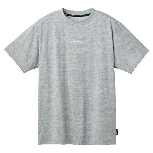 DESCENTE デサント S.F.TECH サークルロゴ ショートスリーブシャツ グレー杢 XAサイズ DMMVJA57 GYM | スポーツ 服 衣類 機能性 ショートスリーブ トップス 半袖 シャツ ストレッチ性 素材 快適 ロゴ 高