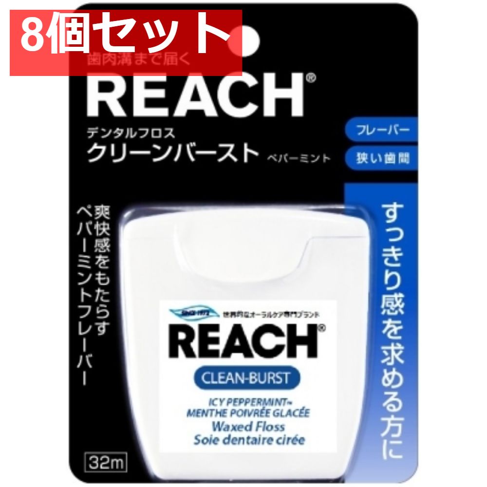リーチデンタルフロスクリーンバーストPMT32m 8個セット まとめ売り