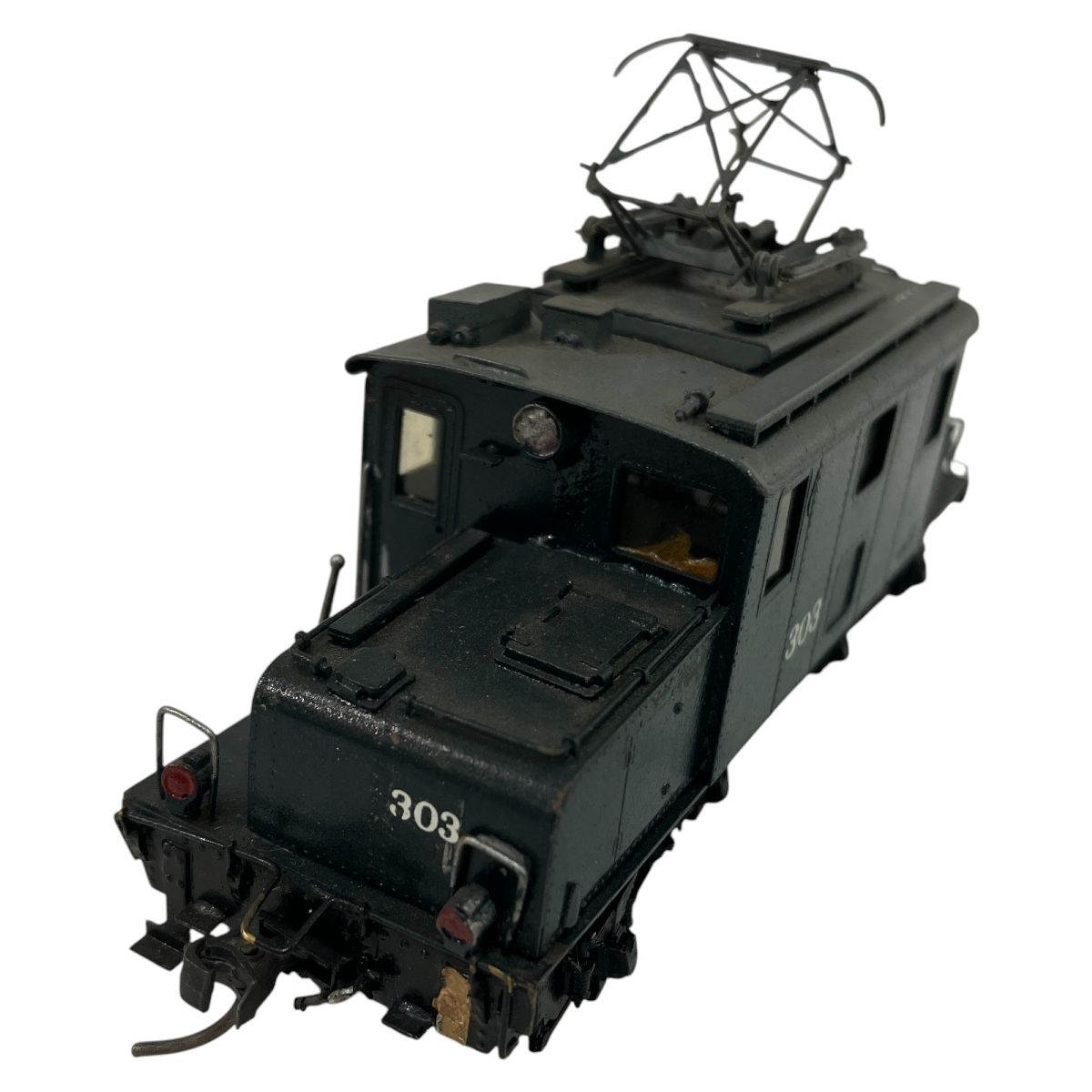 メーカー不明 名鉄 デキ300形 電気機関車 303号機 キット組立 HOゲージ 鉄道模型 ジャンク N9937630