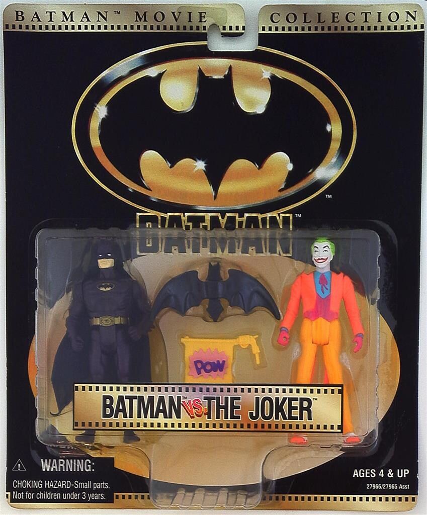KENNER BATMAN MOVIE COLLECTION BATMAN VS THE JOKER 5インチ×2