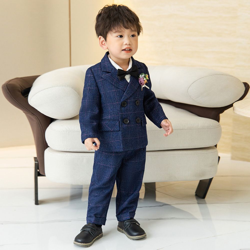 ネイビー  110cm  男の子 フォーマルスーツ pkxt8822 フォーマルスーツ 男の子 スーツ フォーマル 子供スーツ キッズスーツ 子供服 ジャケット ズボン 蝶ネクタイ ジュニア キッズ おしゃれ 韓国 