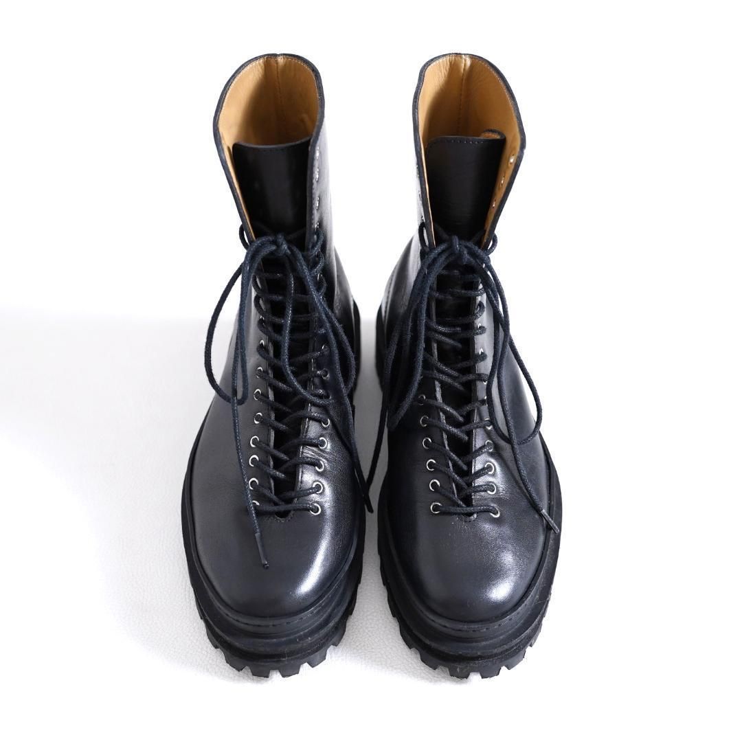 685 y アーペーセー APC レースアップ アンクルハイ レザーブーツ