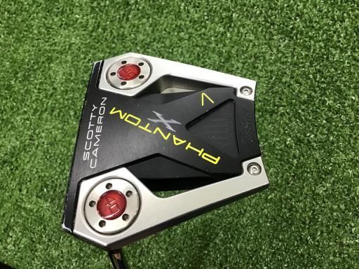 【中古】 タイトリスト SCOTTY CAMERON PHANTOM X 7 34インチ レフティ パター PT スチール (フレックスその他) メンズ 男性用 左利き レフティ 左用 Cランク ゴルフクラブ