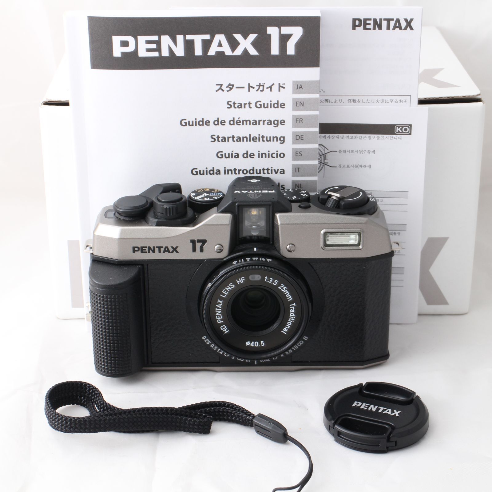 ［新品未使用］PENTAX 17 コンパクトカメラ ダークシルバー PENTAX PENTAX 17 ダークシルバー｜新品通販フジヤカメラ