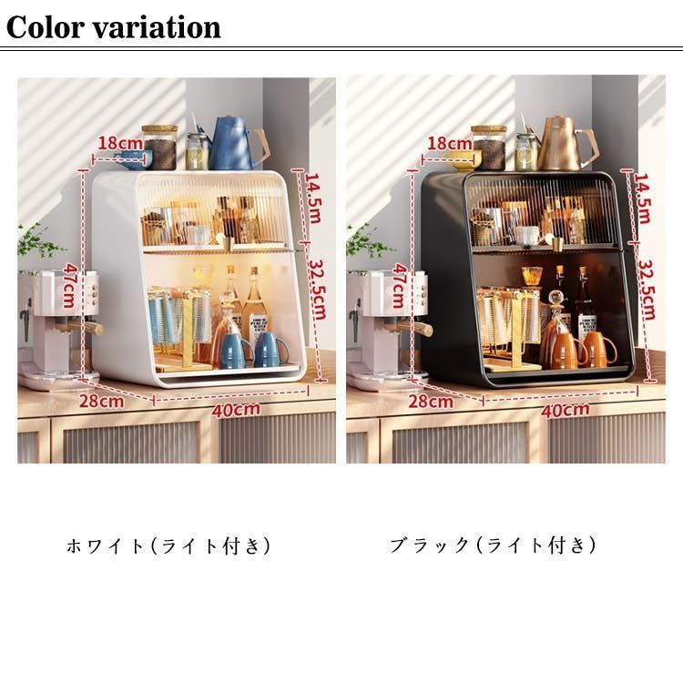 古い木枠のガラス戸棚 収納棚 食器棚 水屋 キャビネット カウンター 古