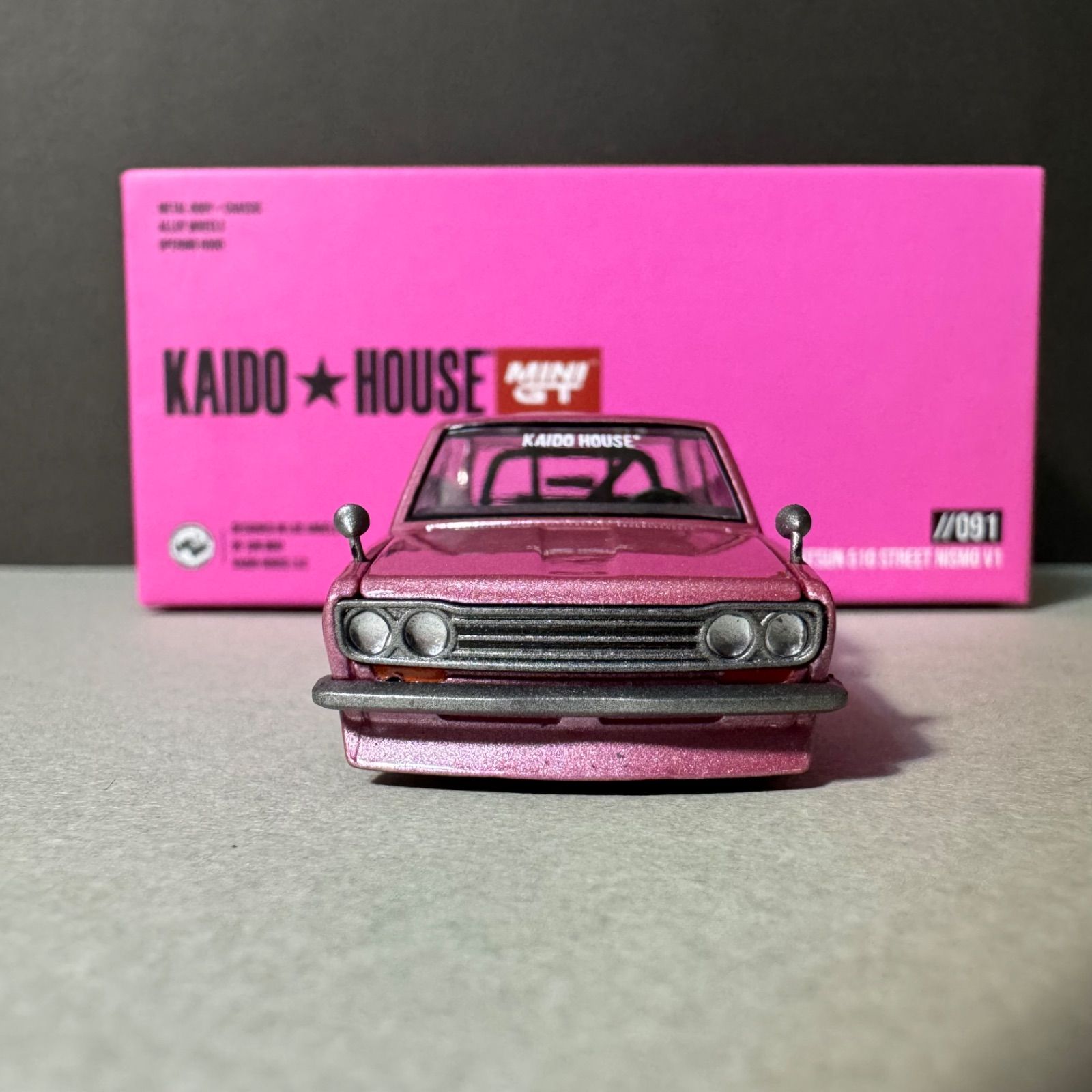 1/64街道ハウス KAIDO HOUSE ダットサン 510初期もの3台セット Amazon | Kaido House x Mini GT 1/64 ダットサン 510 Street
