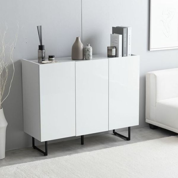 キャビネット 幅100 cm 石目柄 開き扉 収納付き チェスト 全 ホワイト グレー おしゃれ シンプル モダン サイドボード サイド 棚 スリム 大容量 収納 家具 インテリア