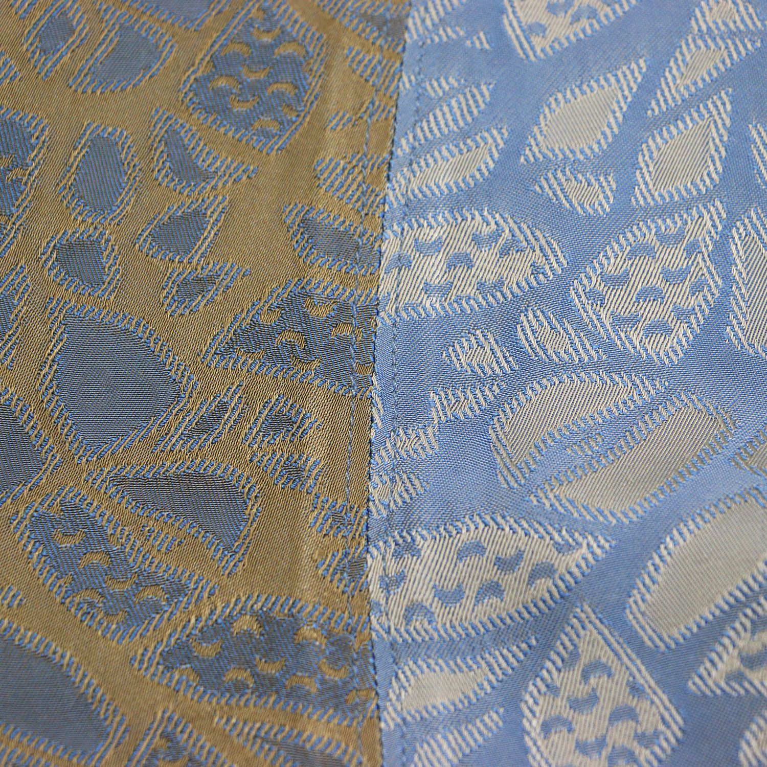 forte_forte フォルテフォルテ ブラウス ブルー×ベージュ サイズ:1(M