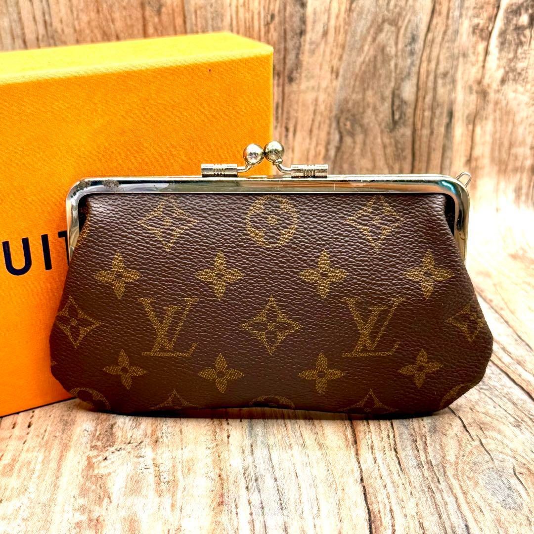 ⛄️極美品⛄️ルイヴィトン　モノグラム　がま口　ポーチ USAバケット付属品#359 ⛄️極美品⛄️ルイヴィトン モノグラム がま口 ポーチ USAバケット