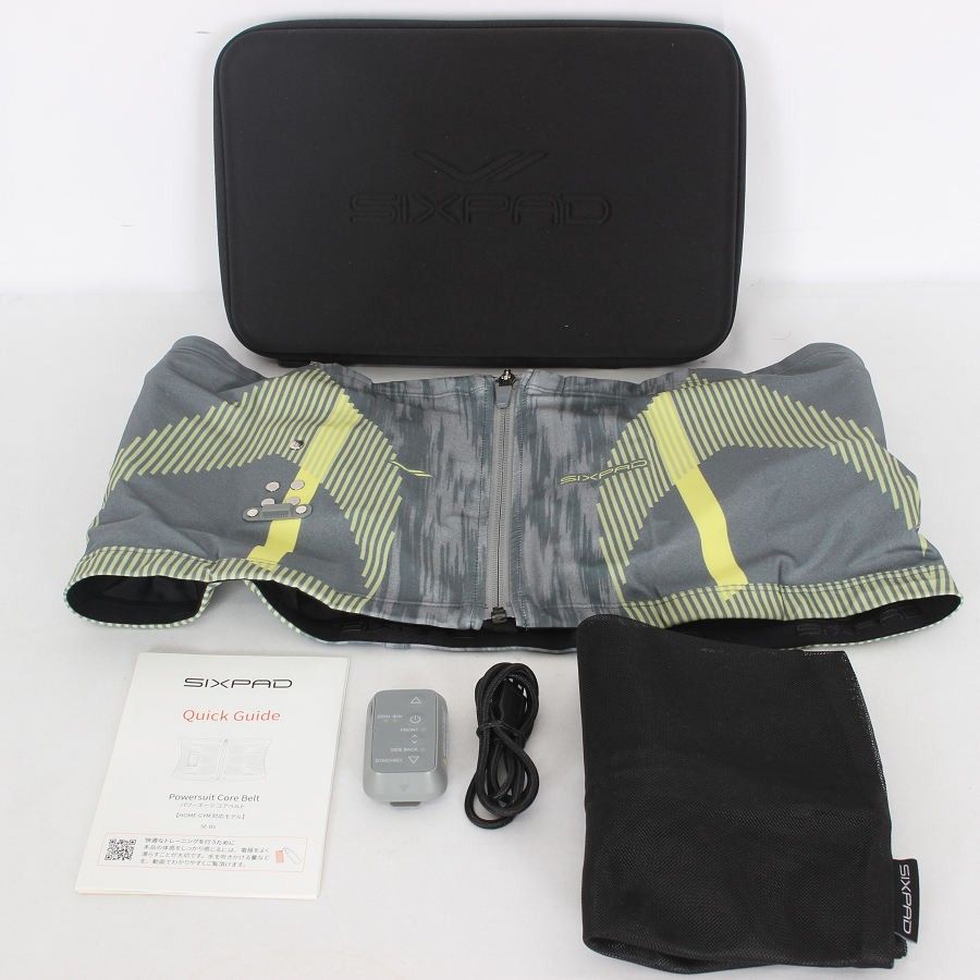 美品】MTG SIXPAD Powersuit Core Belt SE-BS-14D-LL グレー
