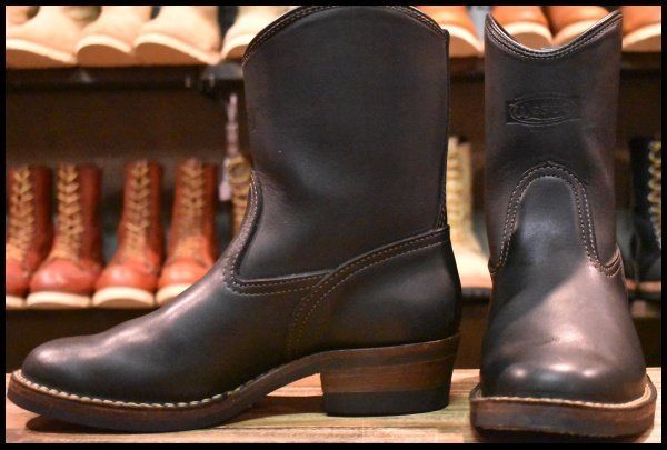 9E 美品 14年】WESCO ウエスコ カスタムモリソン ブラック 黒 レザーライニング カスタムウエスタンボス BOSS  HOPESMORE【EJ017】 - メルカリ