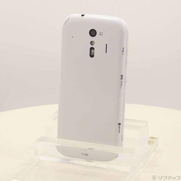 らくらくスマートフォン F-42A　ホワイト Amazon | ドコモ らくらくスマートフォン F-42A ホワイト