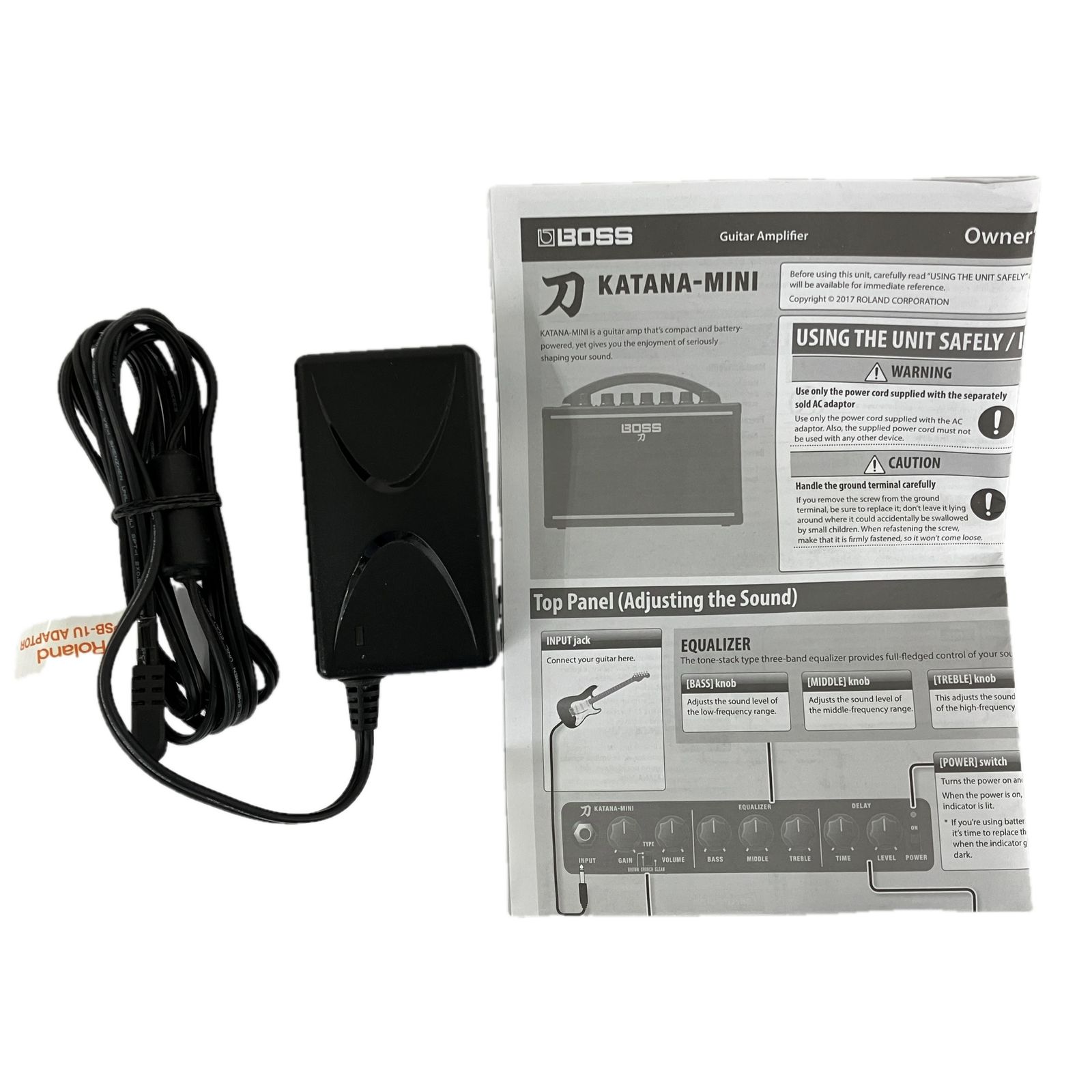 BOSS KTN-MINI 刀 KATANA Ampシリーズ ホワイト カタナ ギターコンボ アンプ ボス Y10475122