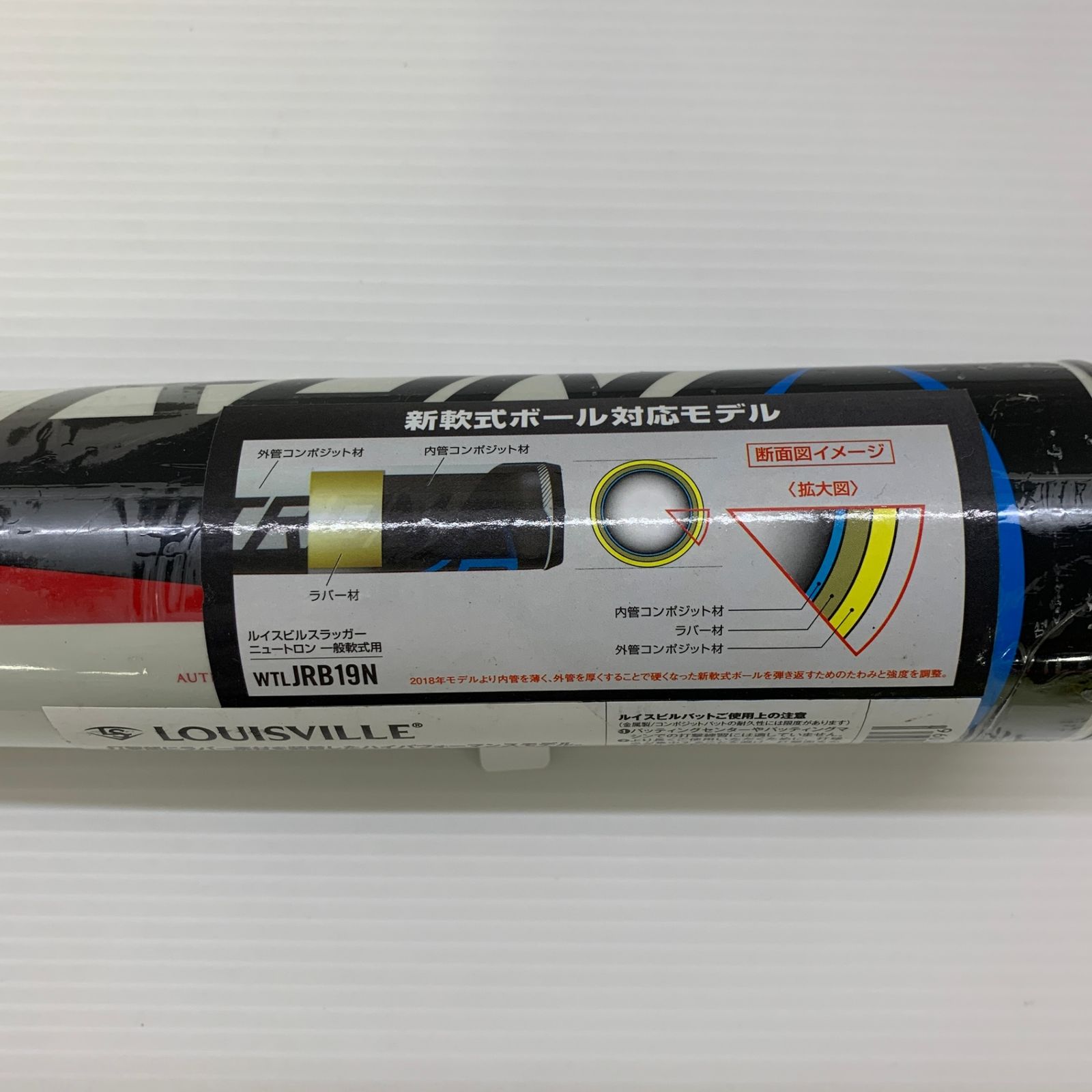 豊富な ルイスビルスラッガー Louisville Slugger ニュートロン 軟式 大人 一般 FRP製バット JRB19N 野球 7079 【全国配送無料】
