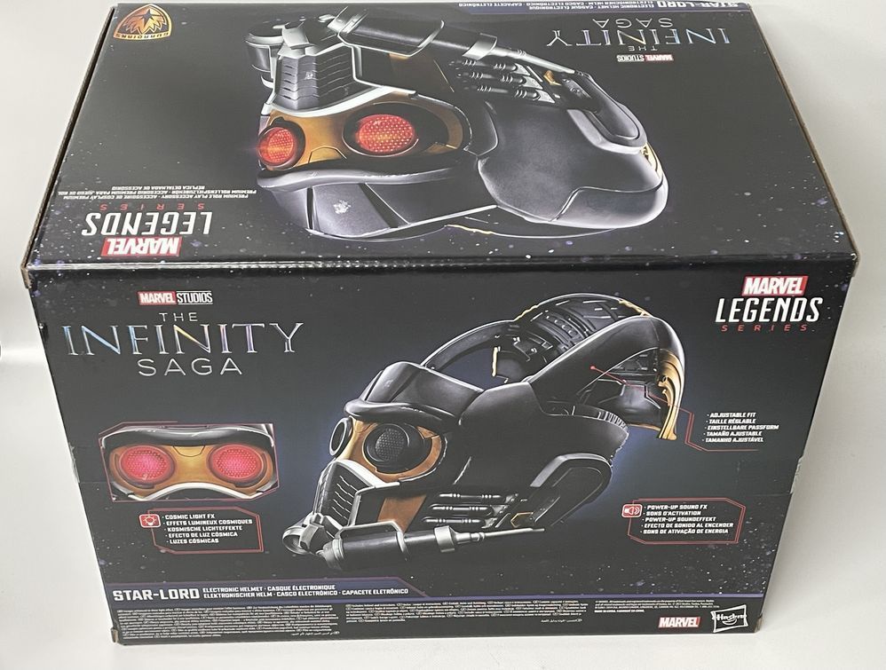 美品】MARVEL LEGENDS STAR LORD ヘルメット 1/1