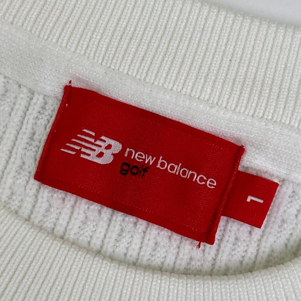 サイズ：1 NEW BALANCE GOLF ニューバランス  ニット セーター  ホワイト系 [240101362311] ゴルフウェア レディース ストスト サイズ：1 NEW BALANCE GOLF ニューバランス ニット セーター