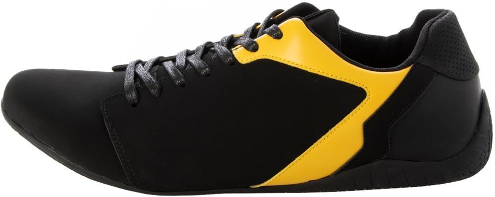 未使用新品DEXTERブラック×イエロー シュベック] メンズ ドライビングシューズスニーカー SPS796-1