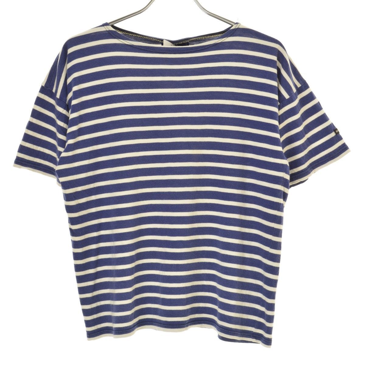 【SAINTJAMES】80s～90s ボーダーボートネック半袖Tシャツ