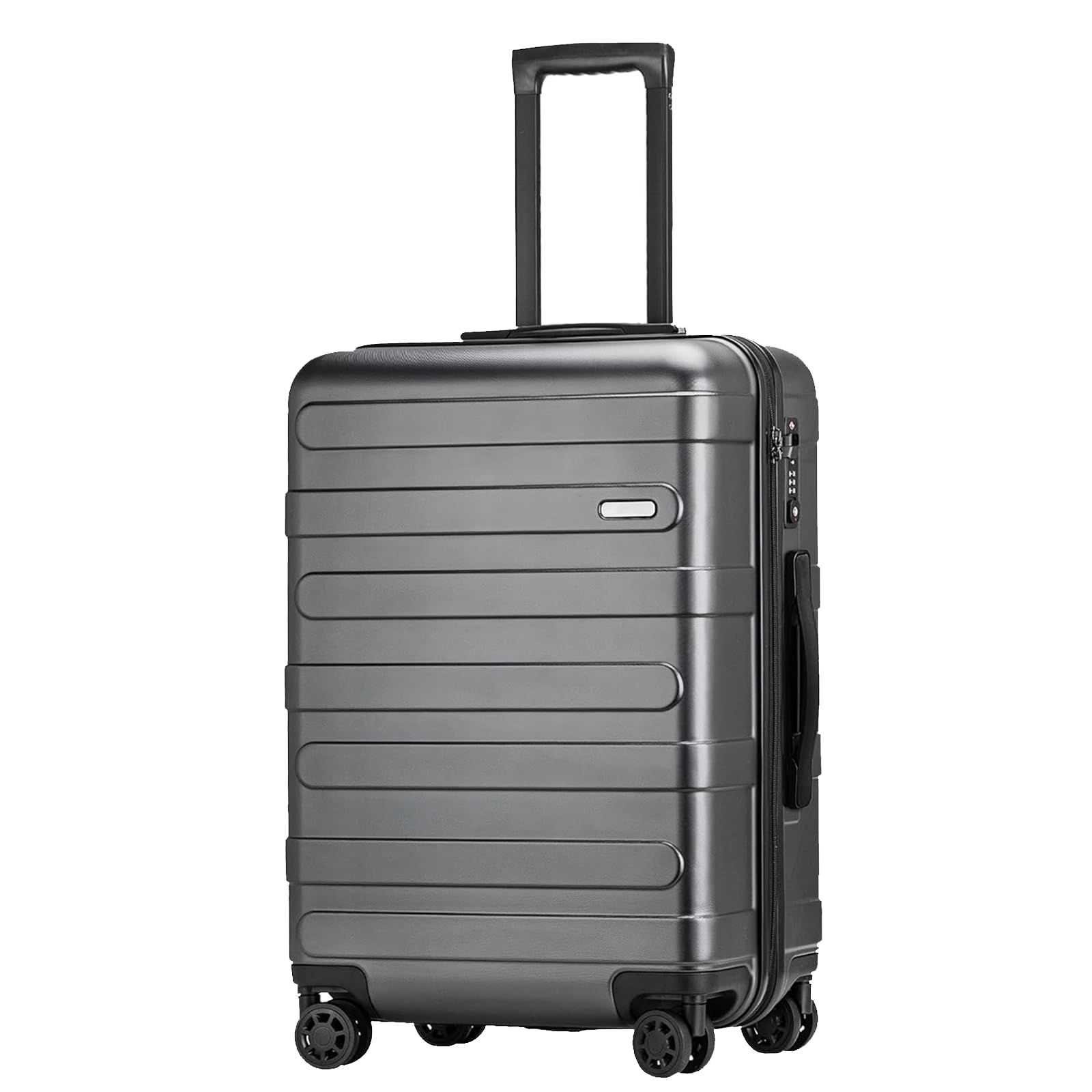 VIVICITY スーツケース キャリーケース キャリーバッグ 機内持込可 大容量 大型 超軽量 8輪 360度回転 静音 TSAロック搭載 ファスナータイプ 旅行 ビジネス 出張 Sサイズ 機内持ち込み ダークグレー
