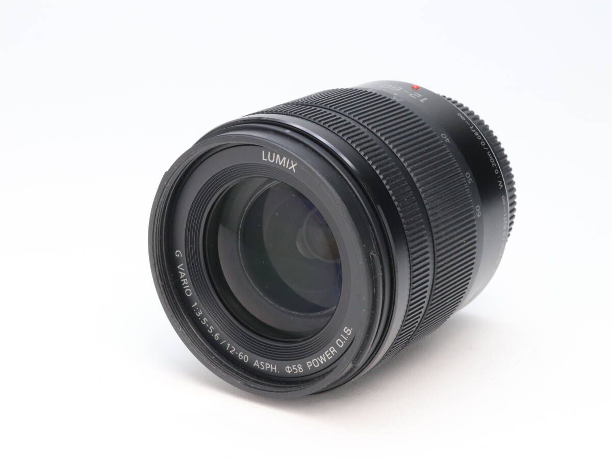B 並品 Panasonic パナソニック LUMIX G VARIO 12 60 mm F 3 5 6 ASPH POWER O I S H FS 12060 初期不良 対応 110 82