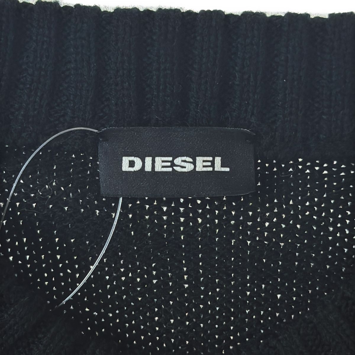 DIESEL ディーゼル K-LOGOX-C ロゴニットセーター ブラック XS - メルカリ
