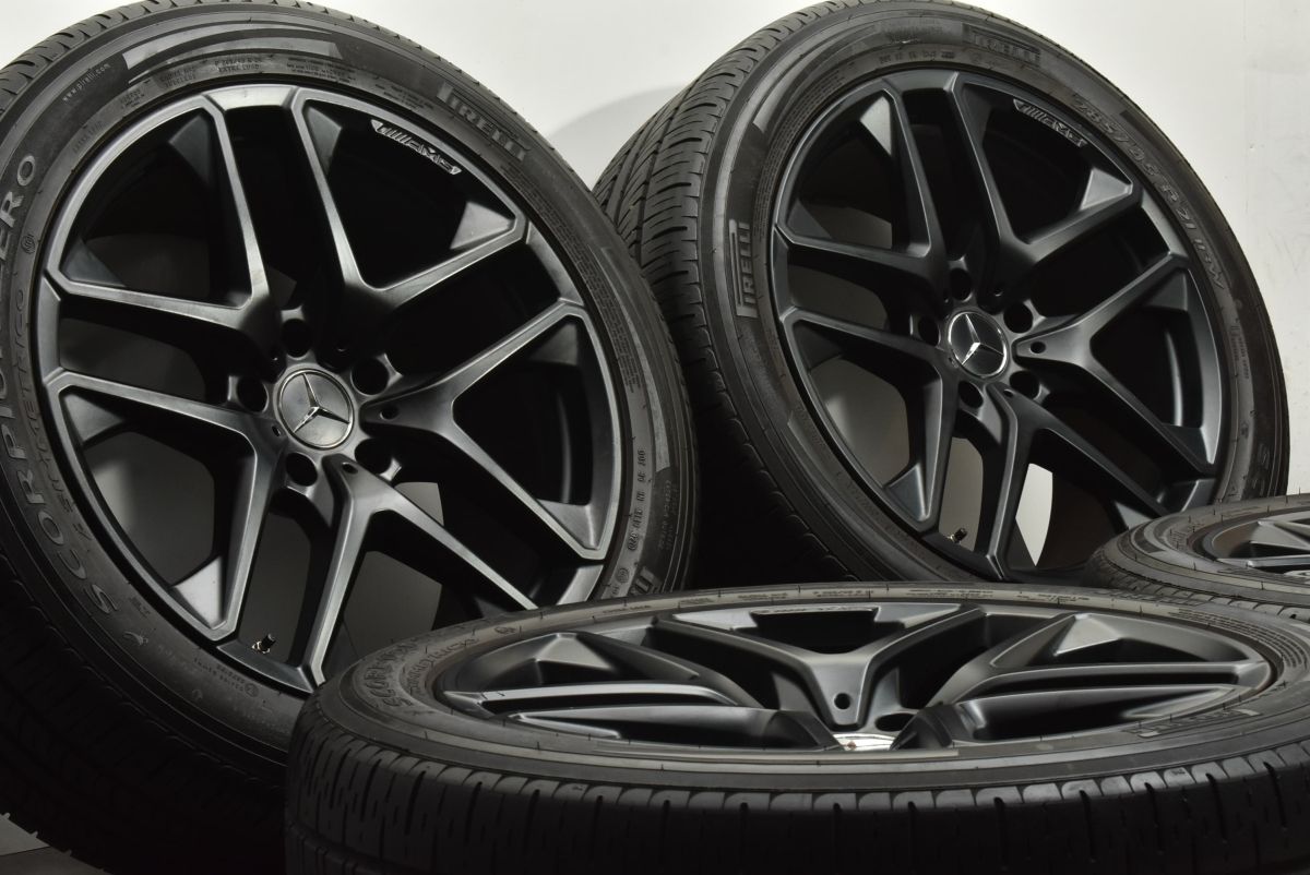 メルセデス AMG G63 純正 21in 10J 33 PCD130 ピレリ スコーピオンゼロ アシンメトリコ 285 45R21 ベンツ Gクラス G400 350d