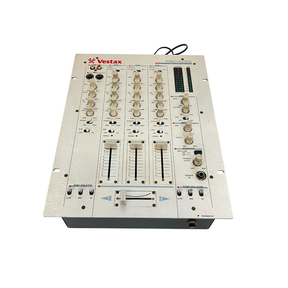 VESTAX ベスタクス PMC-270A DJミキサー 音響機器 ジャンク K10477401