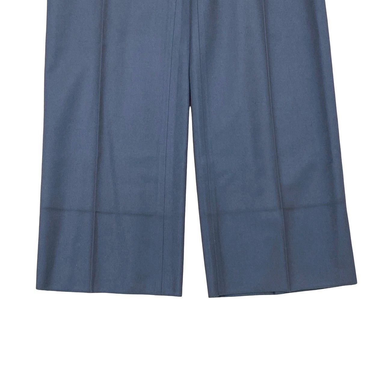 海外通販！ CELINE セリーヌ 馬車金具 ウール パンツ 長ズボン スラックス レディース グレー 23049