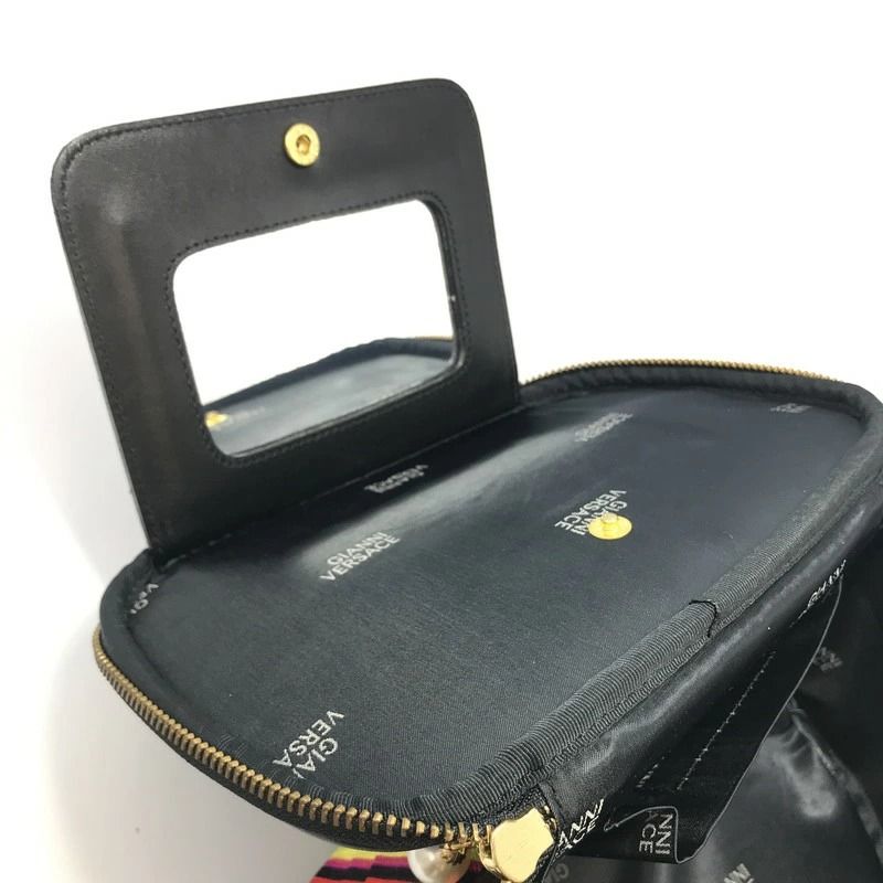 中古品】Gianni Versace ジャンニ・ヴェルサーチ VANITY BAG