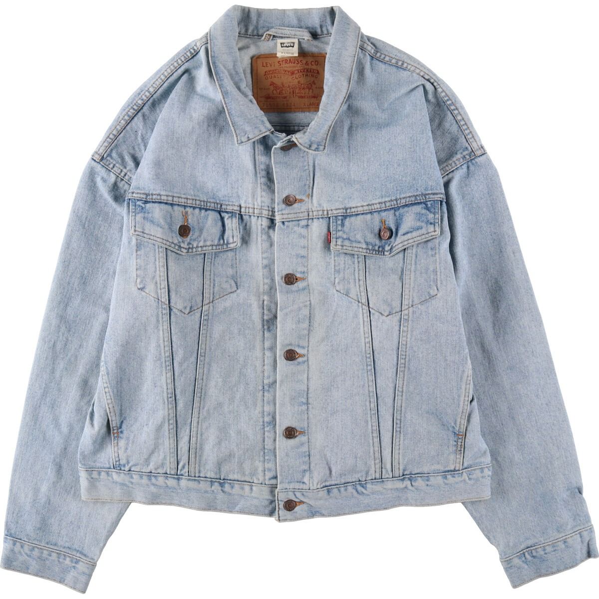古着 90年代 リーバイス Levi's 70598-4834 デカパッチ デニムジャケット Gジャン メンズXL相当 ヴィンテージ/eaa488556