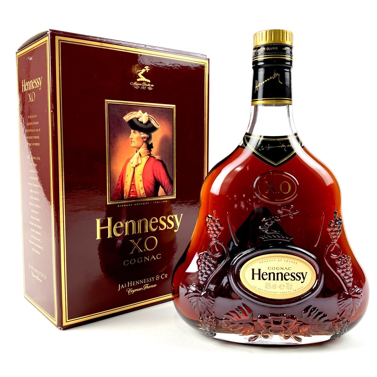 ヘネシー HennessyXO 金キャップ クリアボトル 700ml