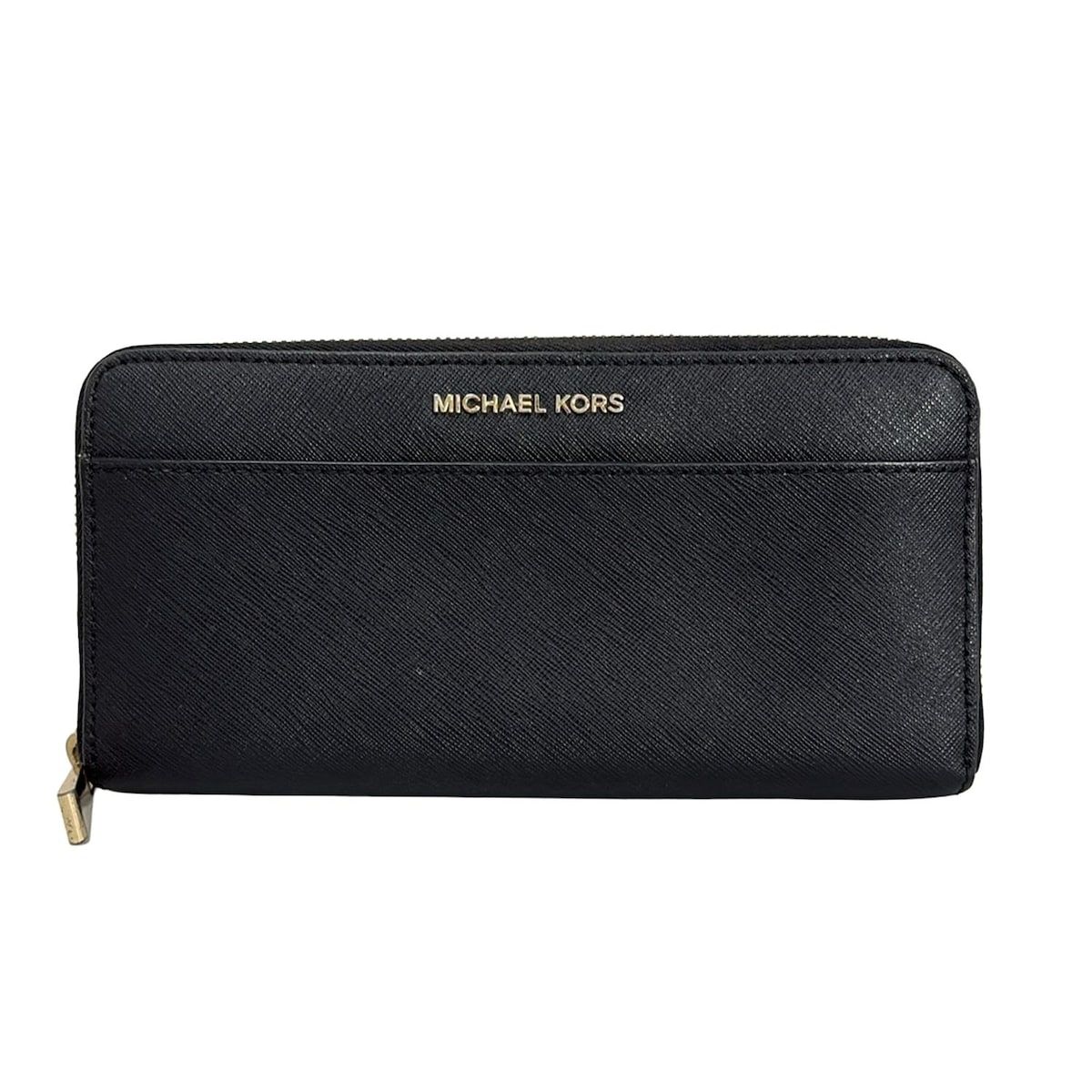 MICHAEL KORS マイケルコース 長財布 - 32T7GTVZ3L 黒 ラウンドファスナー レザー