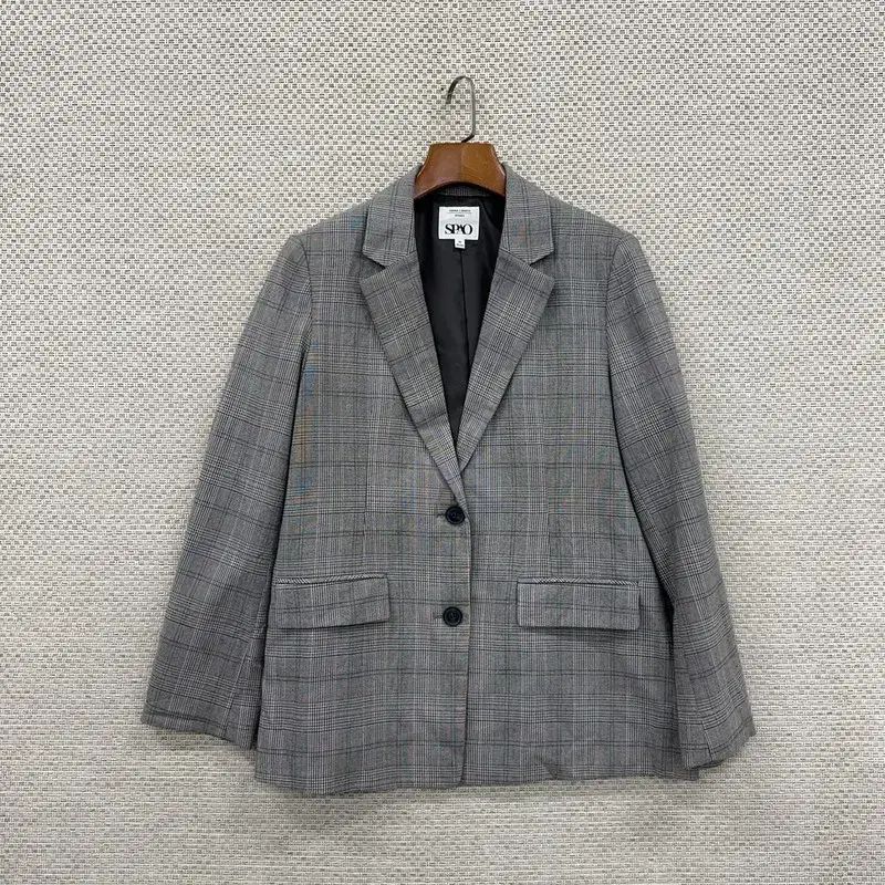 SPAO(スパオ) カジュアル チェック ブレザー ジャケット 95 S07569