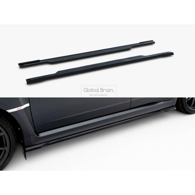 スバル インプレッサ WRX STI GVB GVF 後期 サイド スカート カバー