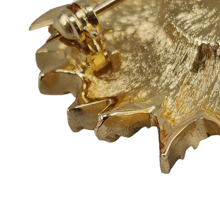 【美品】【クリスチャンディオール】 ブローチ フラワー ラインストーン Christian Dior クリスチャンディオール ラインストーン