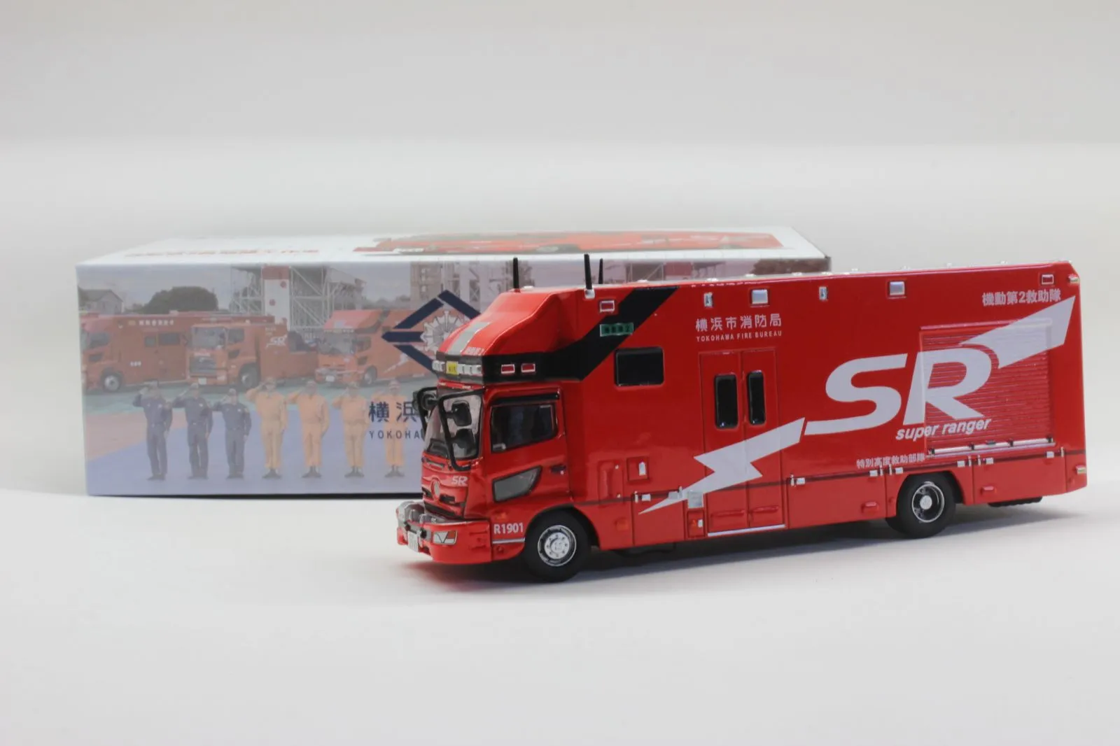ACTCAR 1/64スケール 横浜市消防局 SR特別高度救助工作車（SR2