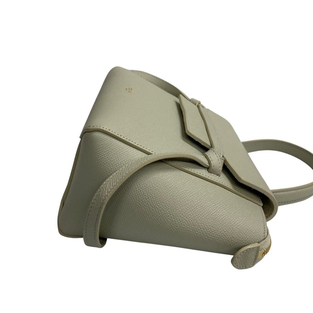 極 美品 希少品 保存袋付 CELINE セリーヌ ベルトバッグ レザー