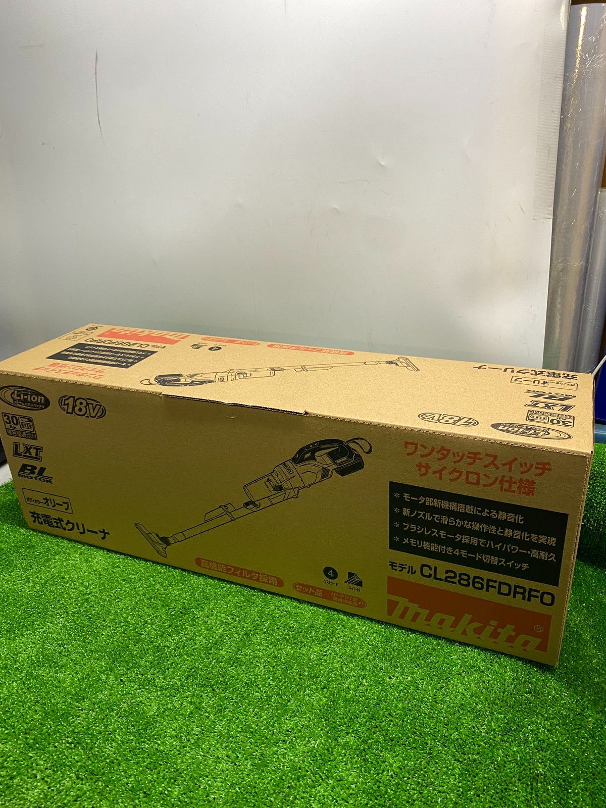 ●makita マキタ 充電式クリーナー 掃除機 CL286FDRFO オリーブ 18V バッテリー１個 充電器付 u251015_200