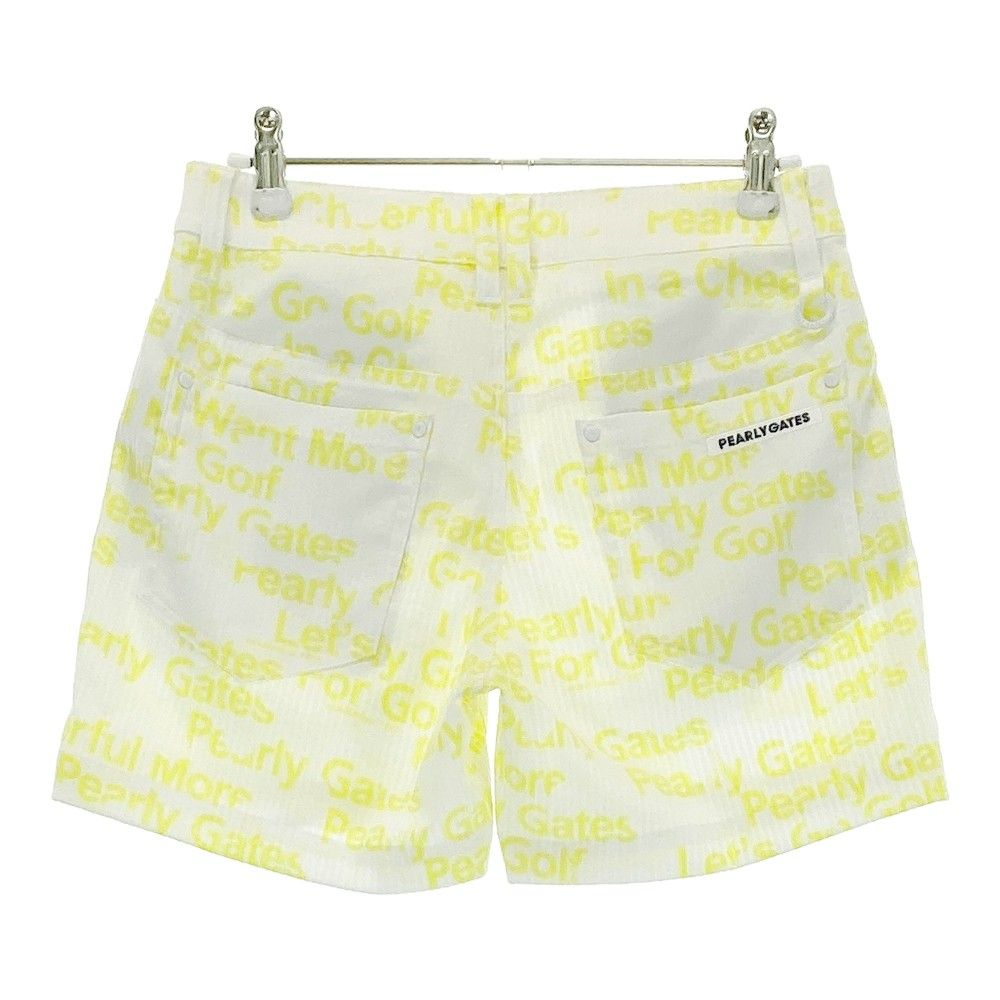 サイズ 00 PEARLY GATES パーリーゲイツ モデル ショートパンツ イエロー系 240101380949 ゴルフウェア レディース ストスト
