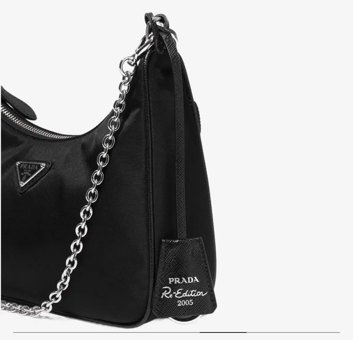100 PRADA リーエディション 2005 リナイロン ショルダー-クロスバック ほぼ DECORATOM_COM_BR