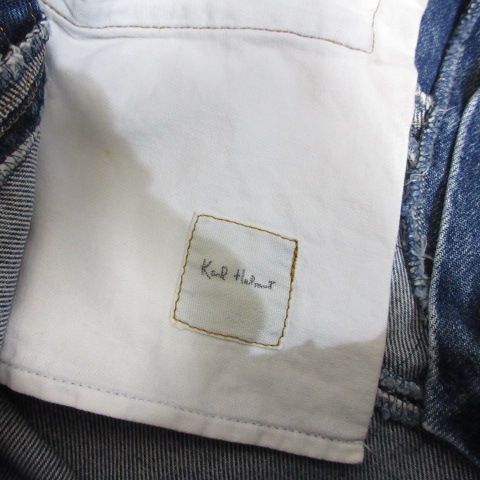 カールヘルム Karl Helmut デニム ハーフ ショート パンツ ブルー