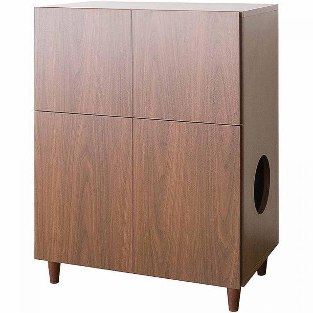 宮武製作所 キャットトイレクローゼット ブラウン CR-1011 新生活 インテリア 家具 おしゃれ デザイン