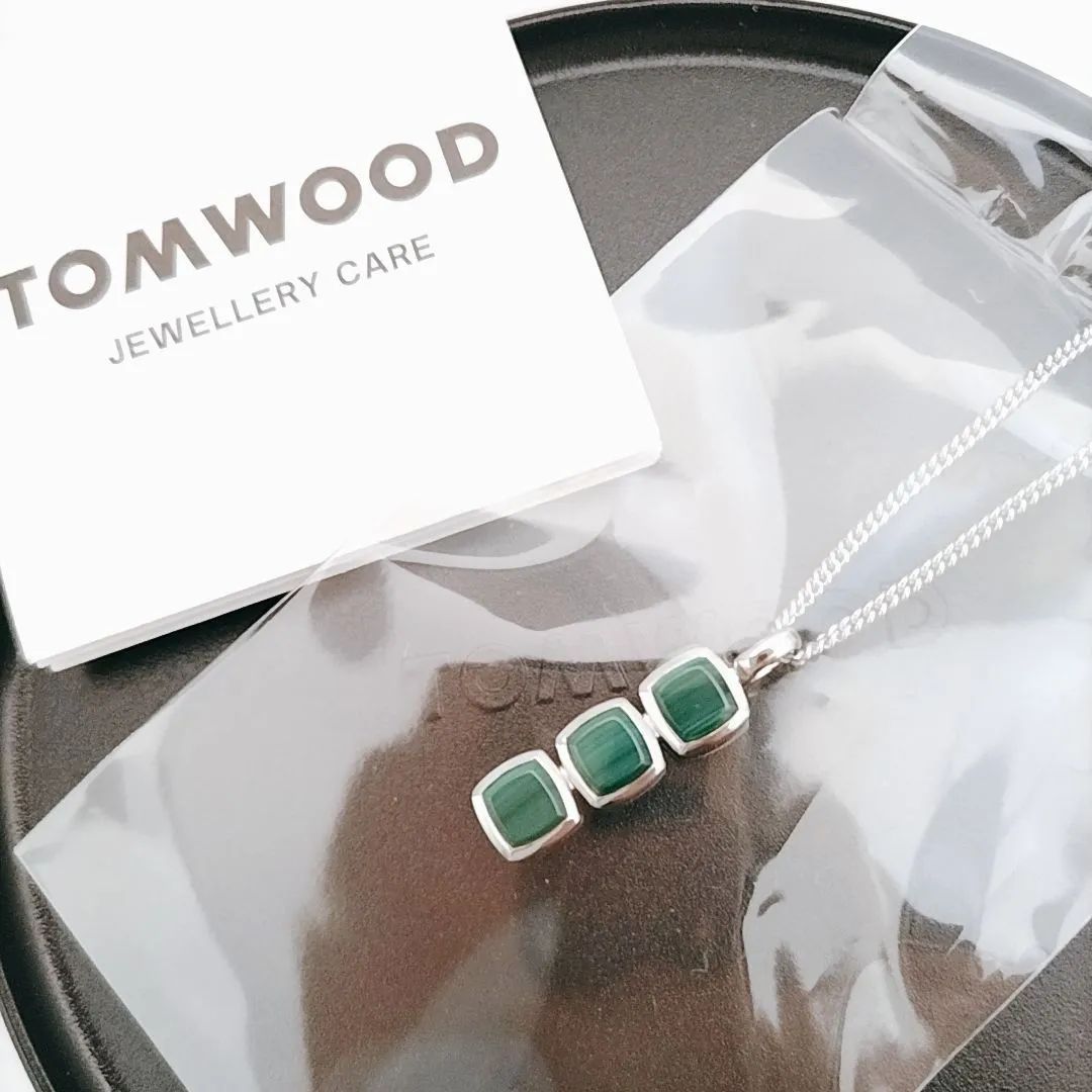新品正規品 Tom Wood マラカイト ペンダントネックレス セール】 TOM WOOD Cube Pendant マラカイト ネックレス