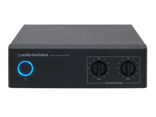 オーディオテクニカ 小型デジタルパワーアンプAT-DA70コンパクトかつ軽量なサイズ