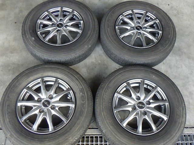 231-678 MANARA SPORT アルミホイール＆ラジアルタイヤ 165R13LT 6PR 2017年 ４本セット