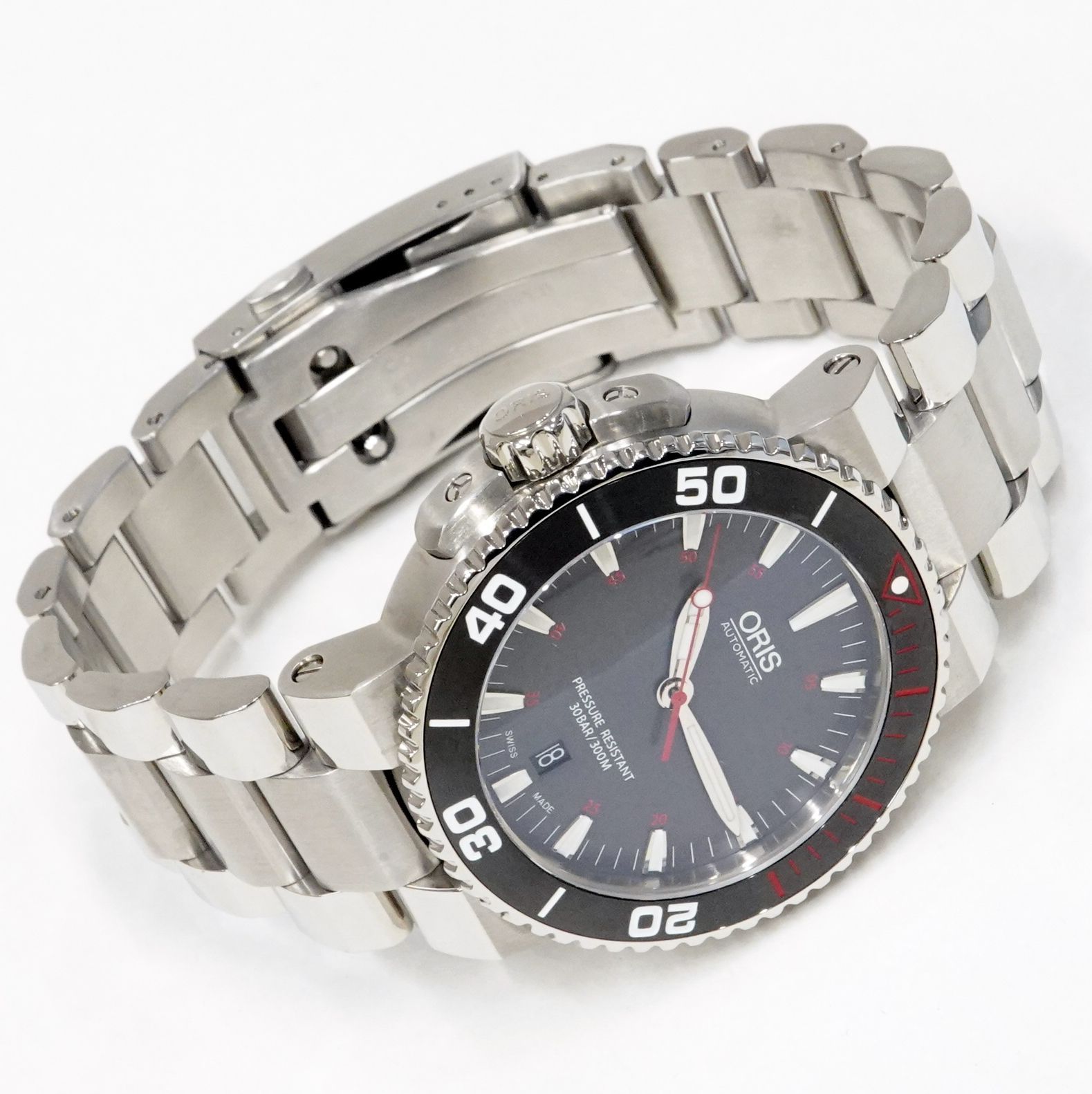 ORIS オリス アクイス Aquis Red リミテッドエディション 01 733 7653 4183-Set MB 2000本限定 メンズ  自動巻き 中古美品 - メルカリ