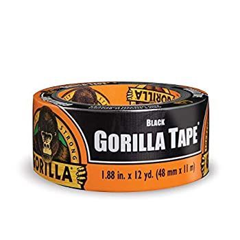 【中古】【輸入品・未使用】Gorilla Tape、ブラック ダクトテープ、1.88インチ x 12ヤード、ブラック 24 - Pack 60122DF 24