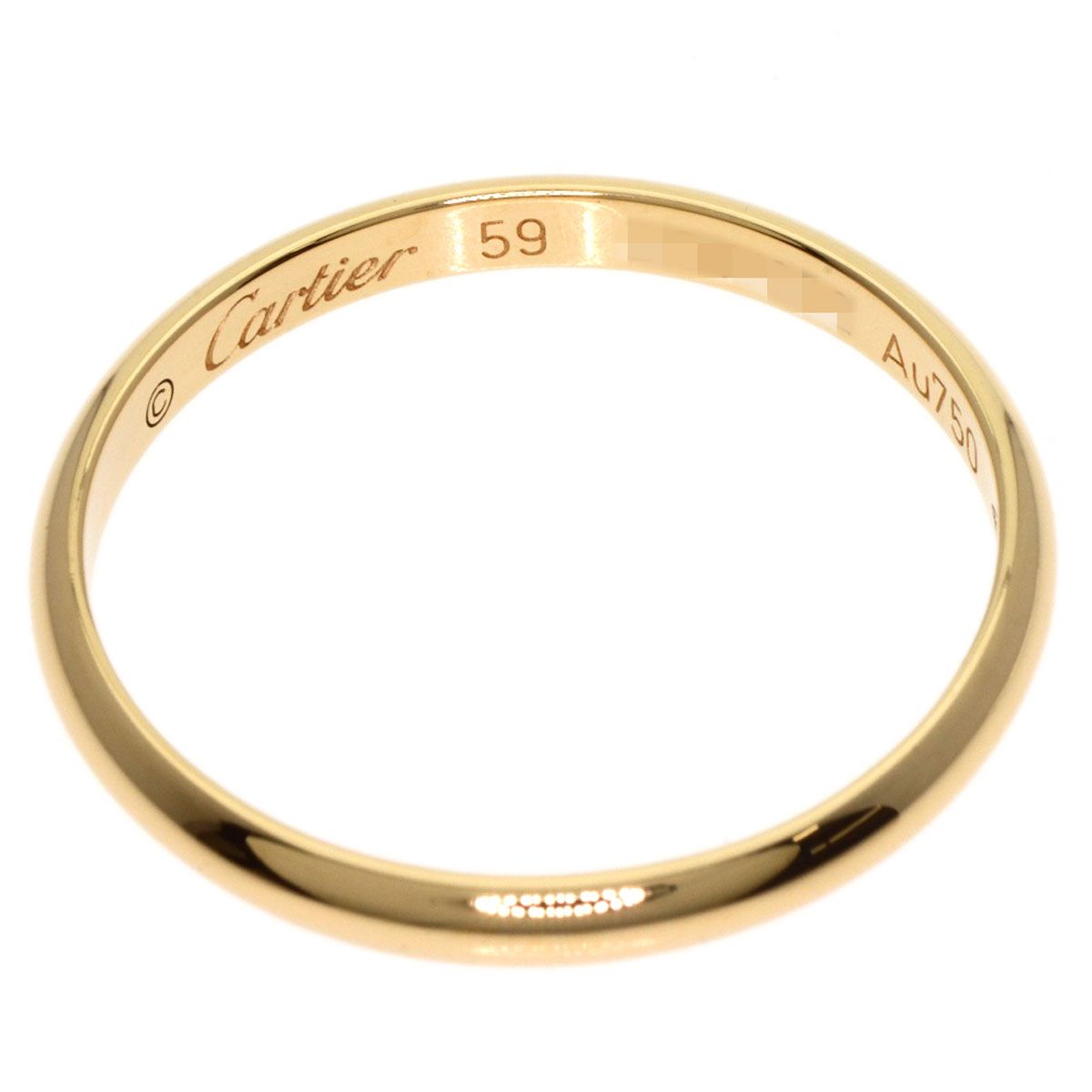 CARTIER カルティエ クラシック ウェデイング #59 リング・指輪 K18YG  