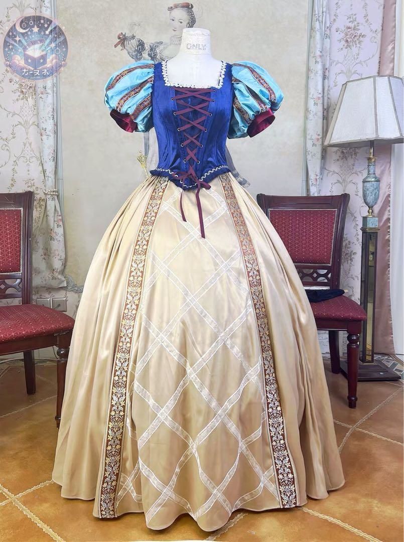 新品未使用】 特製 ディズニー 白雪姫 コスプレ衣装 大人 高級